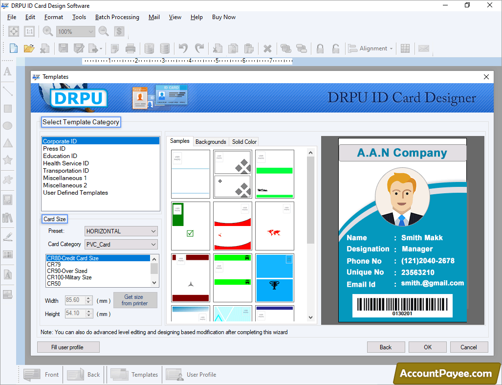 Xis Id Card Maker Software Free 11