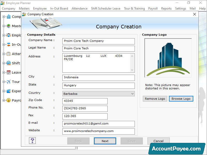 Windows 7 Payroll Management Program 4.8 full