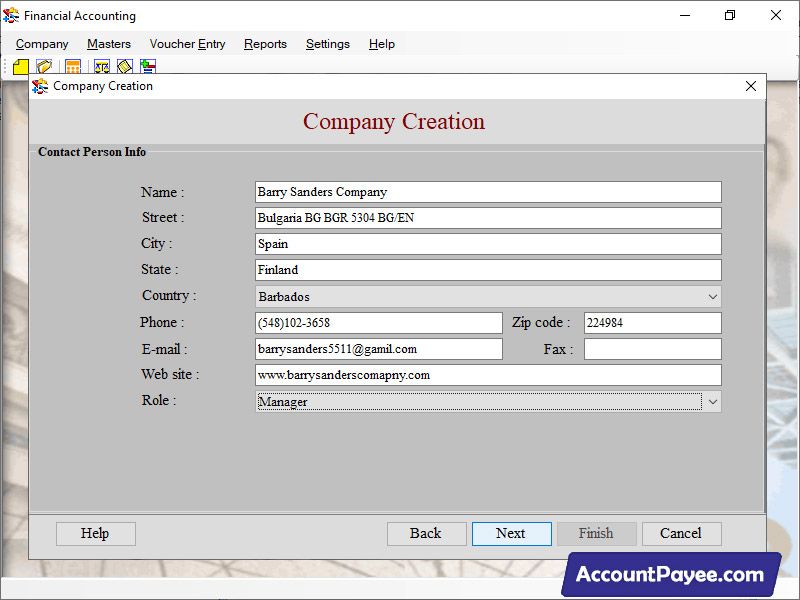 Financial Accounting Barcode Program Windows 11 download