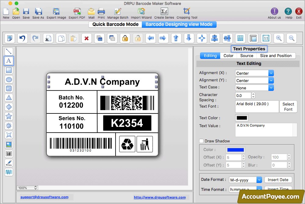 Text Properties